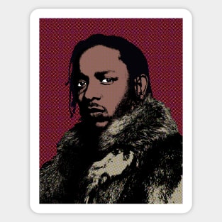 kendrick lamar style pop art Sticker